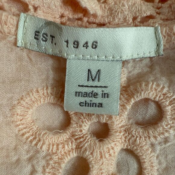 Cato Est. 1946 Women's Pink Boho Embroidered Longline Vest Cardigan Size M - Picture 4 of 9